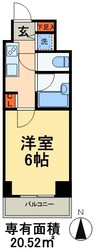 ルーブル西早稲田弐番館の物件間取画像